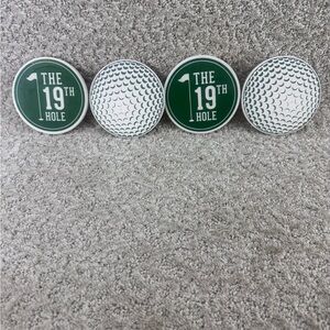 New golf theme drink coasters